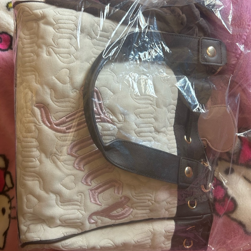 Elegant Cream and Brown Women's Tote Bag